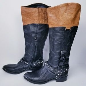 Sam Edelman Park leather tall boot size 6